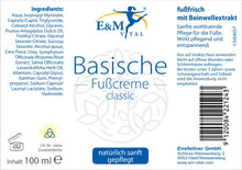 Laden Sie das Bild in den Galerie-Viewer, Basische Fußcreme Classic
