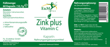Carica l'immagine nel visualizzatore di Gallery, Capsule di Zinco + Vitamina C