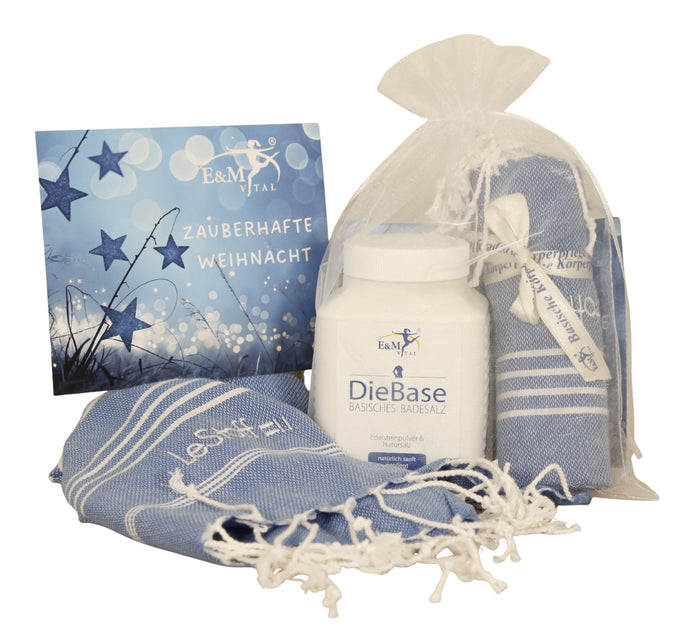 Geschenkset Basenzauber mit LeStoff Bio Baumwollhandtuch