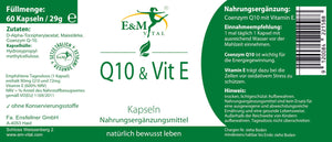 Coenzym Q10 plus Vitamin E - Kapseln