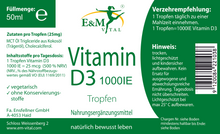 Carica l&#39;immagine nel visualizzatore di Gallery, La vitamina D3 scende 1000 UI
